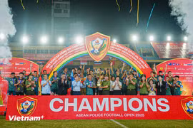 El Equipo II de la Policía Popular de Vietnam gana Torneo Abierto de Fútbol de la Policía de la ASEAN 2025. (Fuente: VNA)