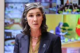 La representante residente del Programa de las Naciones Unidas para el Desarrollo (PNUD) en Vietnam, Ramla Khalidi. (Fuente: PNUD)