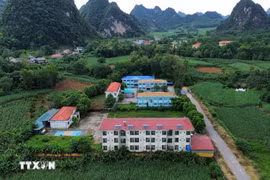 Inauguran ocho obras de educación y formación en conmemoración al 80.º aniversario de la Revolución de Agosto y del Día Nacional de Vietnam. (Fuente: VNA)