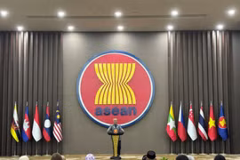 El presidente de Timor Leste, José Ramos Horta, habla en la Secretaría de la ASEAN.