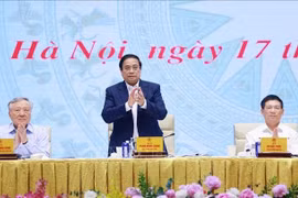 El primer ministro Pham Minh Chinh en el evento. (Fuente: VNA)