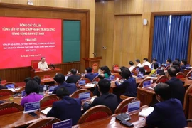 Panorama de la reunión. (Fuente: VNA)