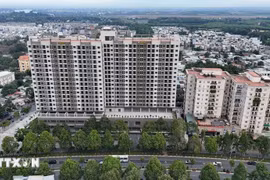 Los proyectos de vivienda social A6 y A7 acaban de finalizar en el barrio de Tran Bien, provincia de Dong Nai. (Foto: VNA)