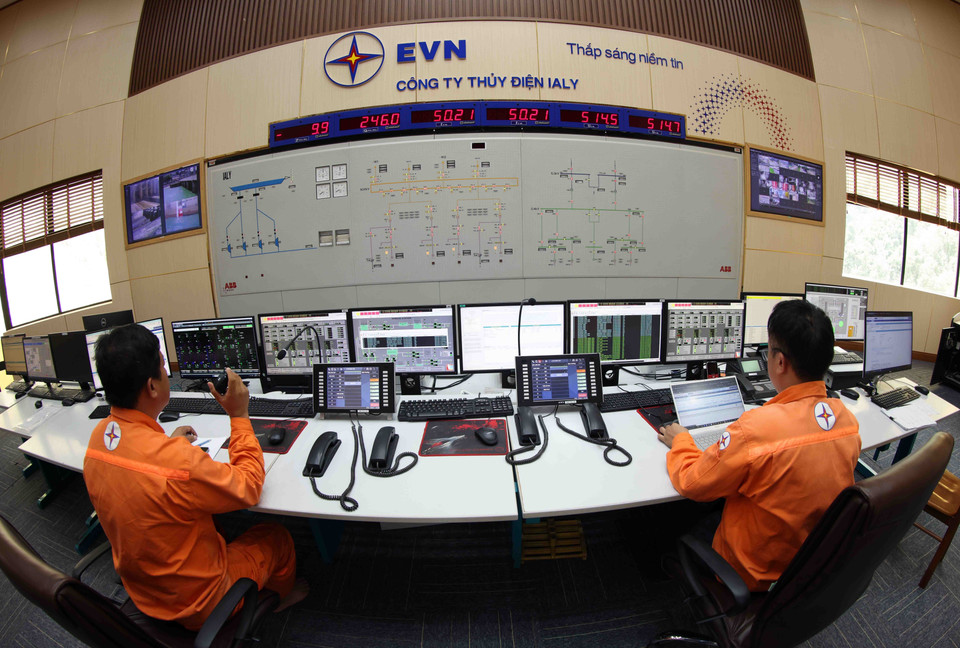 A finales de noviembre de 2024, la compañía de hidroelectricidad Ialy produjo más de 109 mil millones de kWh de electricidad, contribuyendo a la industrialización y modernización del país. (Foto: VNA)