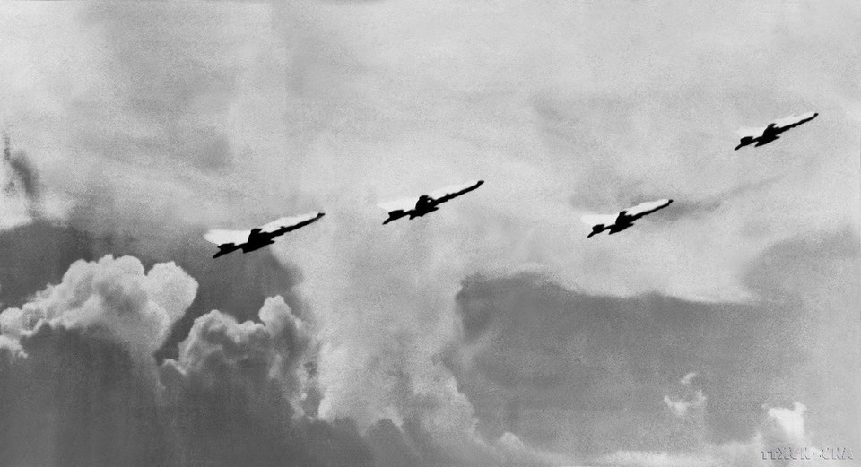 En la campaña “Hanoi – Dien Bien Phu en el aire” en diciembre de 1972, la Fuerza Aérea Popular de Vietnam derribó siete aviones, incluidos dos B-52. (Fuente: VNA)
