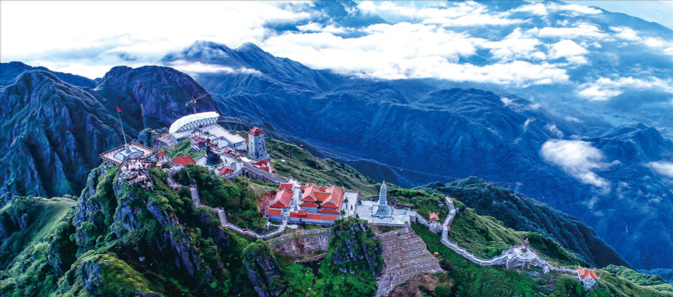 La zona turística cultural y espiritual en el pico Fansipan. Foto: Sun World Fansipan Legend