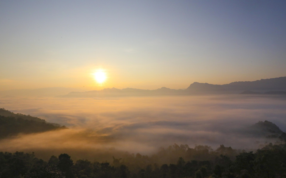 Amanecer en el paso Tang Quai. (Foto: VNA)