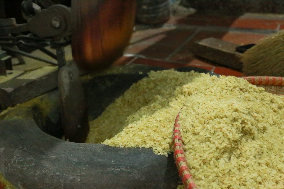 En los platos elaborados a base de estos granos, el arroz verde glutinoso posee un sabor típico que mucha gente ama y busca. Foto: Quynh Anh/VNA