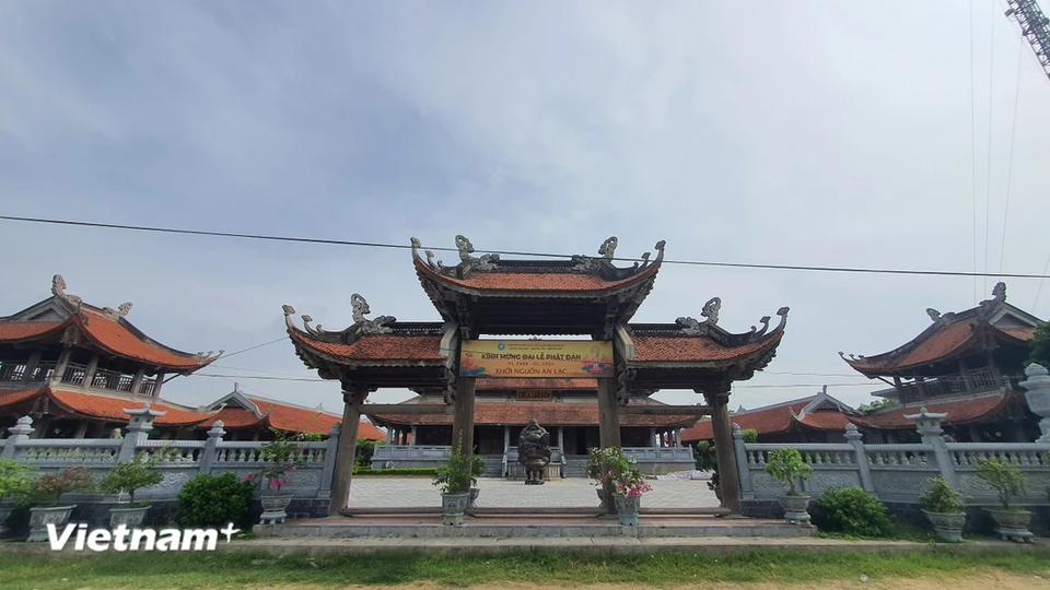 La pagoda Lam Son está situada en la comuna de Quynh Yen, distrito de Quynh Luu, provincia de Nghe An. (Foto: Huy Khanh/Vietnam+)