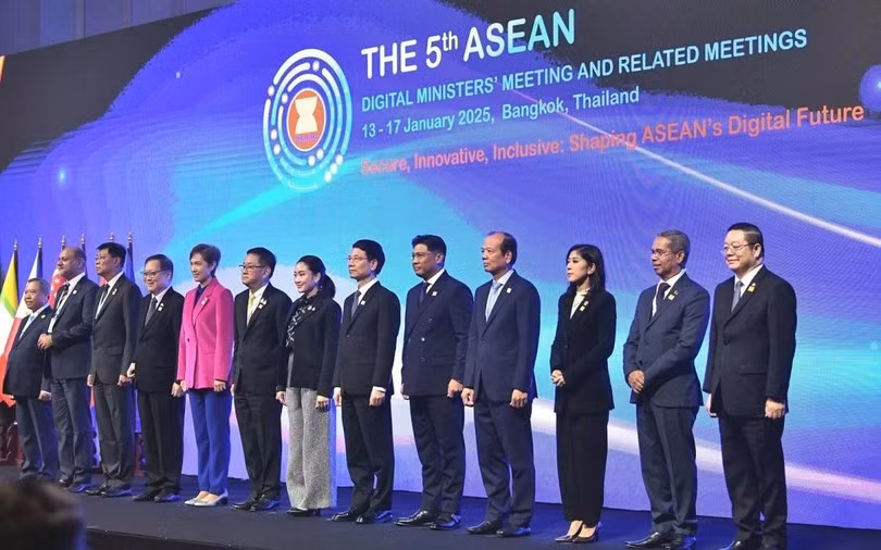 La VI Reunión de Ministros Digitales de la ASEAN en Bangkok (Foto: VNA)