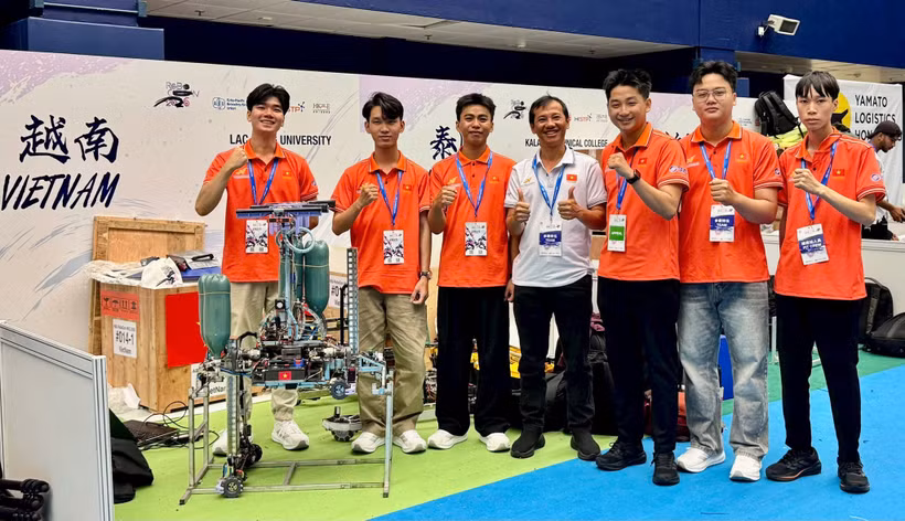 Vietnam obtiene tres premios en ABU Robocon 2026 (Foto: VTV)