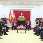 Líder partidista vietnamita recibe al presidente del Grupo Adani de la India