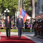 Líder partidista vietnamita realiza visita de Estado a Laos