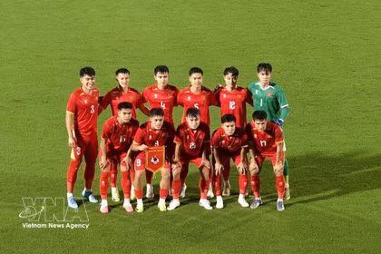 La selección sub-23 de Vietnam (Fuente: VNA)