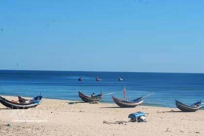 La belleza natural de la playa Cua Viet-Ben Hai 