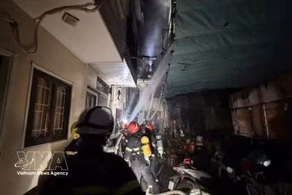 El incendio causó graves consecuencias (Fuente: VNA)