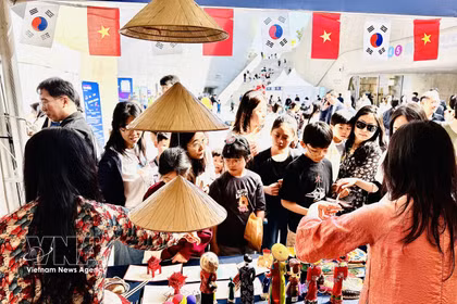 El stand de Vietnam en el festival (Fuente: VNA)