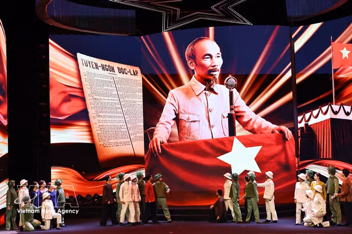 La XI edición del programa político-artístico “Estrella de la Independencia” 2026. Foto: VNA