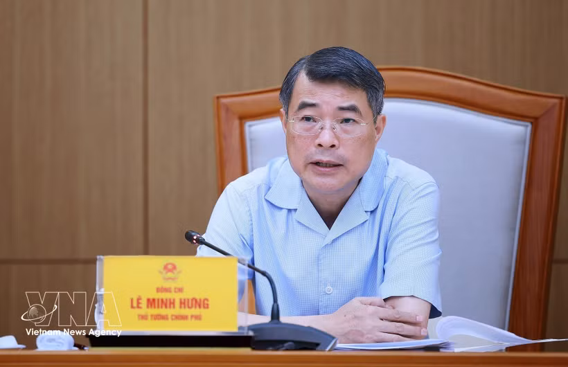 El primer ministro de Vietnam, Le Minh Hung, en el evento. (Fuente: VNA)