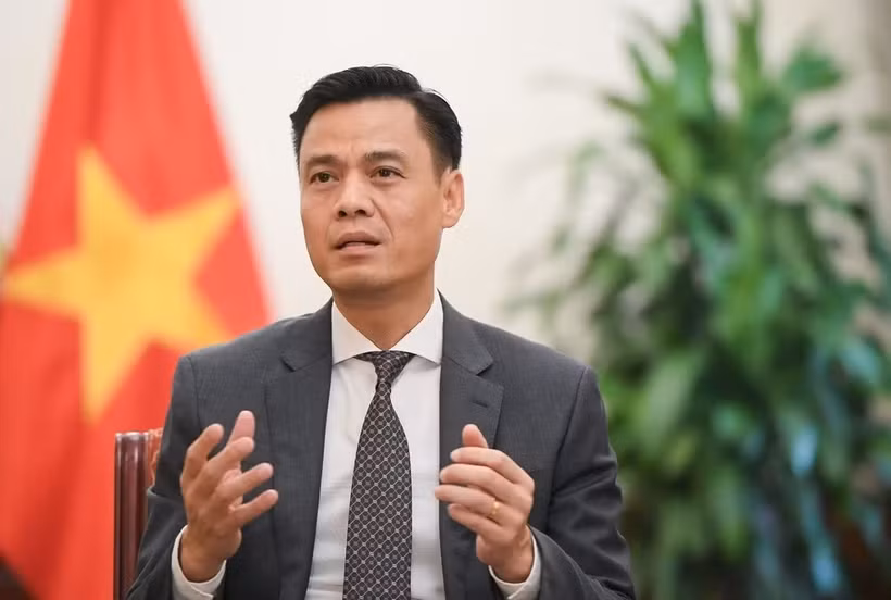 El viceministro de Relaciones Exteriores de Vietnam Dang Hoang Giang. (Fuente: Cancillería)