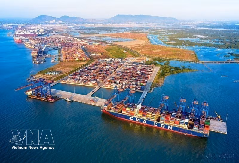 Puerto internacional de Gemalink en Ba Ria - Vung Tau. (Fuente: VNA)