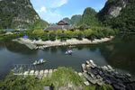 Muelle en la zona turística de Trang An, provincia de Ninh Binh. (Foto: VNA)