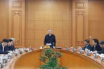 El secretario general del Partido Comunista de Vietnam, To Lam, interviene en la reunión (Foto: VNA)