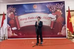 El embajador de Vietnam en Indonesia, Ta Van Thong, habla en el evento. (Foto: VNA)
