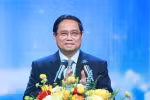 El primer ministro Pham Minh Chinh interviene en la cita (Foto: VNA)