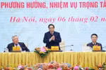 El primer ministro de Vietnam, Pham Minh Chinh, preside la cita (Foto: VNA)