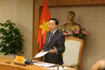 El viceprimer ministro Tran Hong Ha interviene en la cita (Foto: VNA)