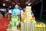 Un stand de presentación de productos OCOP en el festival (Foto: VNA)