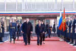Acto de despedida al primer ministro de Vietnam, Pham Minh Chinh, en el Aeropuerto Vnukovo 2, en Moscú (Foto: VNA)