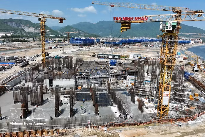 Un nuevo proyecto de desarrollo urbano en el barrio de Nam Nha Trang, provincia de Khanh Hoa. (Foto: VNA)