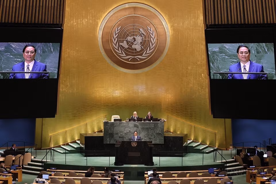 5. El 20 de septiembre de 2023, el primer ministro de Vietnam, Pham Minh Chinh, pronunció un discurso en el debate general de alto nivel del 78 período de sesiones de la Asamblea General de la ONU en Nueva York.