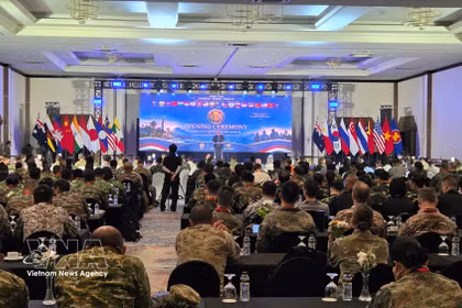 En el acto inaugural del ejercicio de campaña Exercise Trident Resolve 2026, en Indonesia. (Foto: VNA)