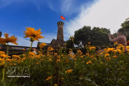 Torre de la Bandera, en Hanoi. (Foto: VNA)