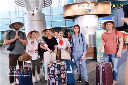 En los primeros ocho meses de 2026, Da Nang recibió más de 411.000 visitantes procedentes de Rusia y de los países de la CEI, un aumento del 94,2% interanual. (Foto: VNA)
