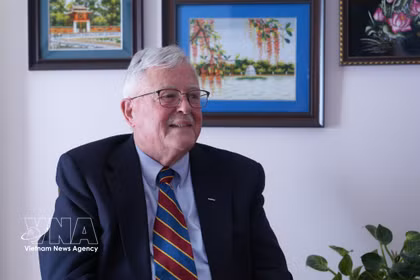 El profesor Carl Thayer, especialista en estudios sobre Vietnam de la Academia de las Fuerzas de Defensa de Australia y de la Universidad de Nueva Gales del Sur. (Foto: VNA)