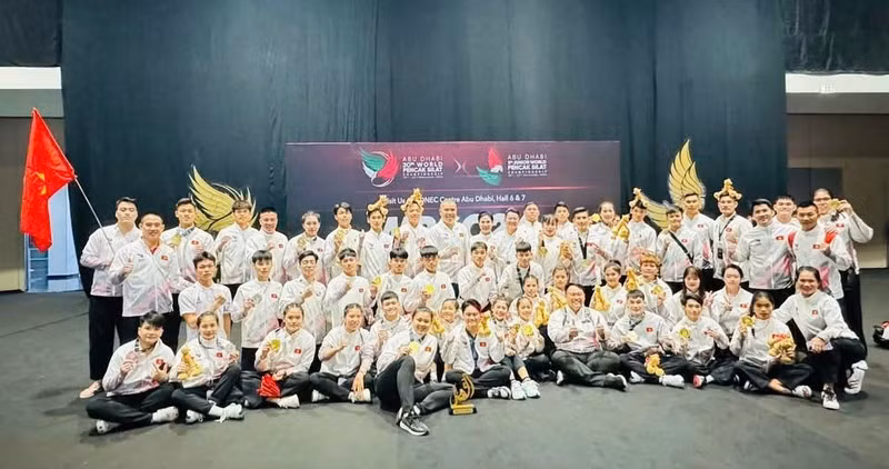 Los atletas vietnamitas ganan 18 medallas en Campeonato Mundial de Pencak Silat 2024. (Foto: Ministerio de Cultura, Deportes y Turismo)