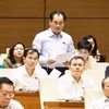 El ministro de Agricultura y Medio Ambiente de Vietnam, Trinh Viet Hung, interviene en la sesión. (Foto: VNA)
