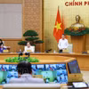 El primer ministro de Vietnam, Le Minh Hung, interviene en la cita. (Foto: VNA)