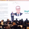 El presidente suizo, Guy Parmelin, interviene en la cita. (Foto: VNA)
