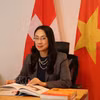 La embajadora de Vietnam en Suiza, Chau Mai Anh. (Foto: VNA)