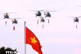 Vietnam celebra con espectáculos aéreos y navales su 80.º Día Nacional