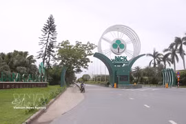 Nam Cau Kien, un modelo económico privado típico de la ciudad de Hai Phong, fue seleccionado por la Organización de las Naciones Unidas para el Desarrollo Industrial (ONUDI) como uno de los 37 parques industriales participantes en el Programa Global de Parques Eco-Industriales. (Foto: VNA)