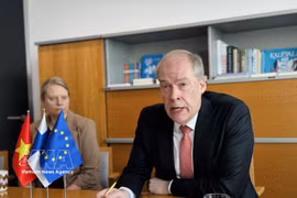 El viceministro de Asuntos Exteriores de Finlandia para Comercio Internacional, Jarno Syrjäla. (Foto: VNA)