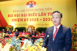 Nguyen Huu Nghia, miembro del Comité Central del Partido y secretario del Comité del Partido de Hung Yen en el mandato 2020 - 2025, continuará en su cargo en el nuevo período. (Foto: VNA)