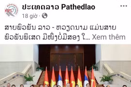 La publicación aparece en la página oficial de Facebook de KPL. (Foto: VNA)