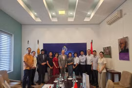 Delegados participantes en la cita (Foto: Cortesía de la Embajada de Uruguay)
